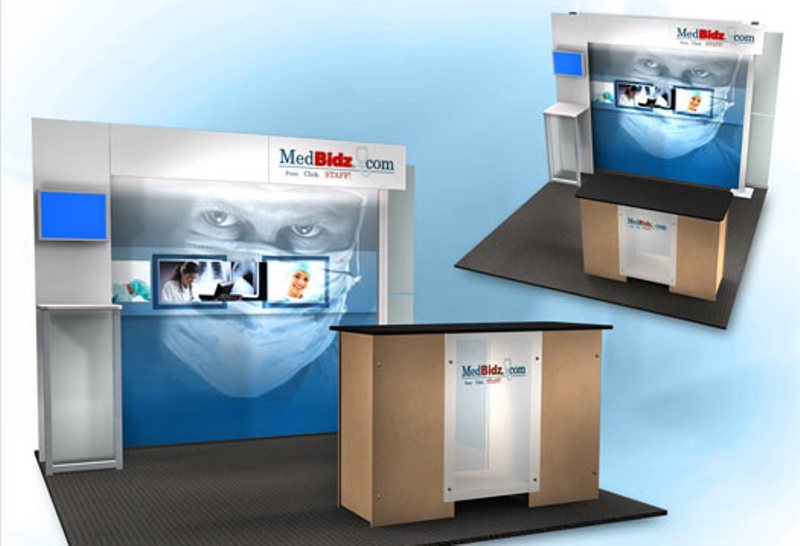 10x10 Display Rental, Rent 10x10 Trade Show Display Rent 10x10 Displays