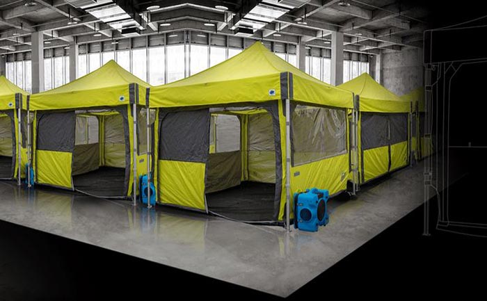Sealed Safety Tents